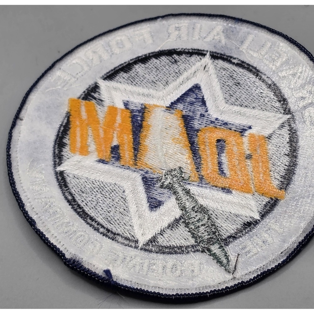 Israeli Air Force Boeing JDAM Embroidered Patch Military Aviation Collectible - Picture 3 of 3